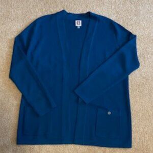 Anne Klein Cardigan Sweater Green
